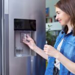Freezer Refrigerator With Water Dispenser